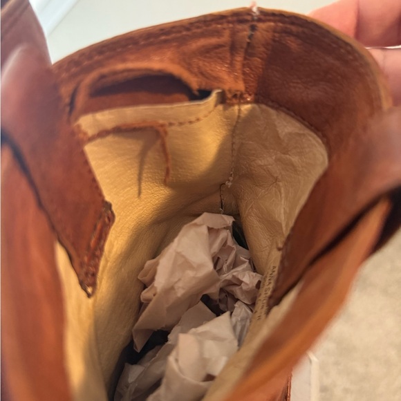 Frye "Anna Shortie" Leather Ankle Boots Size 6.5 - Picture 10 of 10